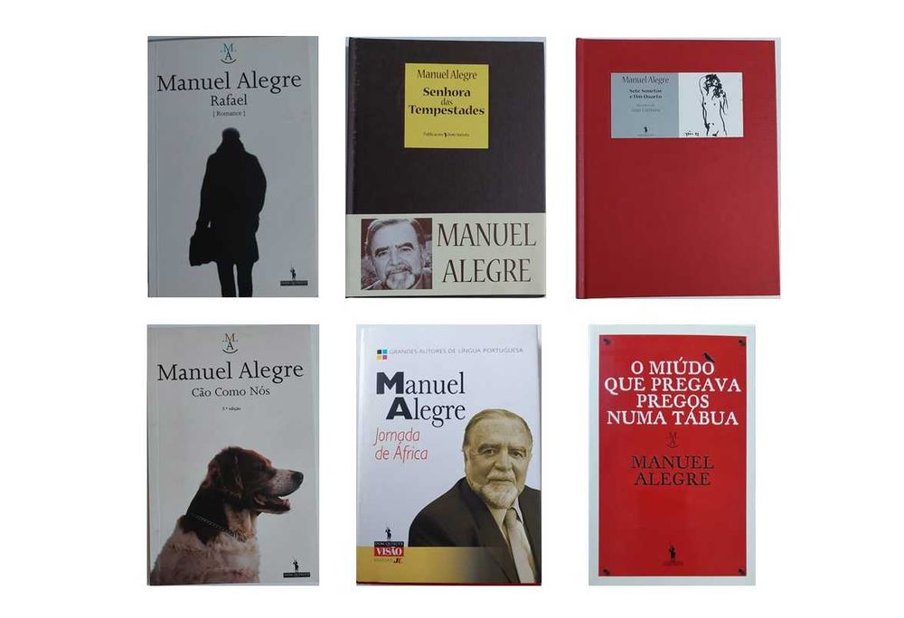 Manuel Alegre: Cão Como Nós/ Sete Sonetos e um Quarto/ Rafael/ .. - Desde 5€