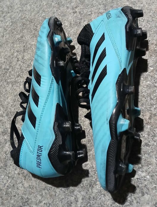 Chuteiras (futebol) Adidas Predator 19.3 FG/AG Júnior ― tamanho 37 ¹∕₃