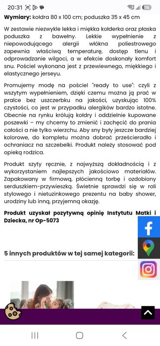 Komplet pościeli dla dzieci Marki La Millou  Boho Girl "M"