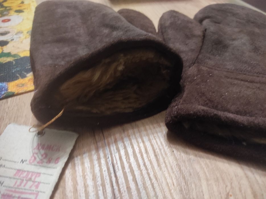 Rękawice z jednym palcem kożuch nowe