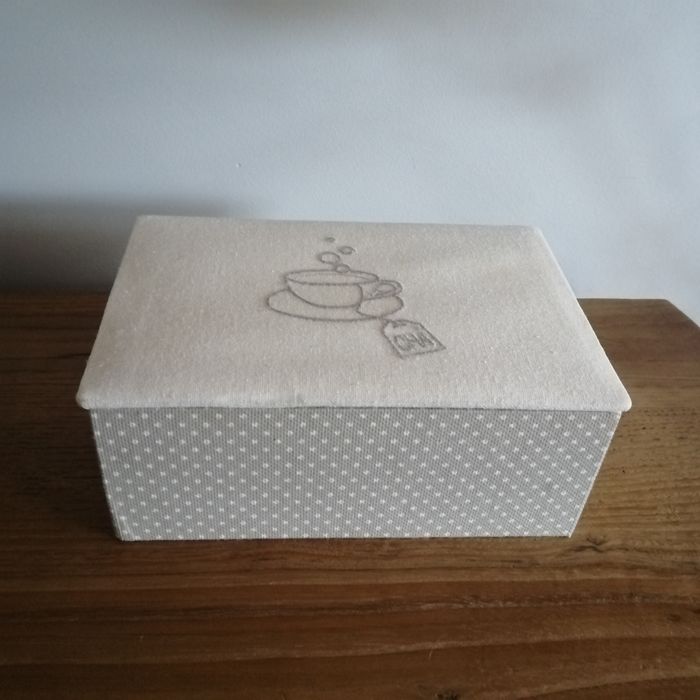 Fabric-Lined Tea Box64862115730561121