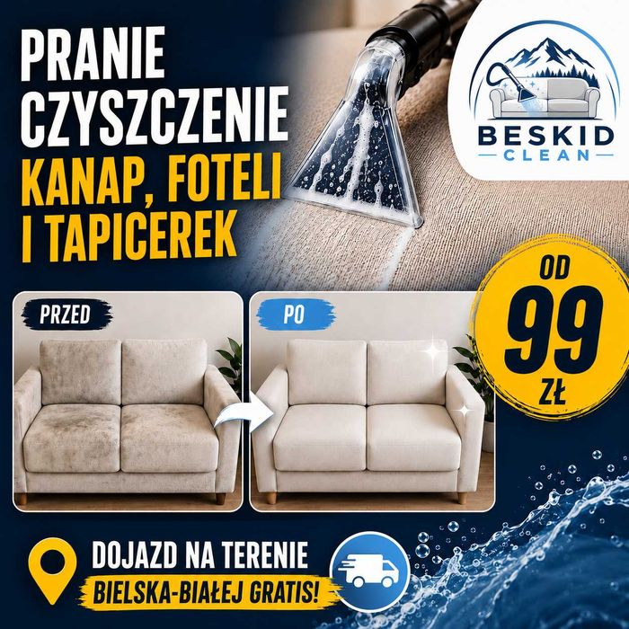 Pranie Kanap, Tapicerek, Dywanów - Śląsk