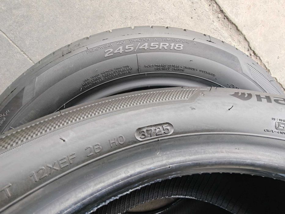 R18 245 45 шини літні 25рік Hankook Ventus S1 Evo3 ідеальний стан