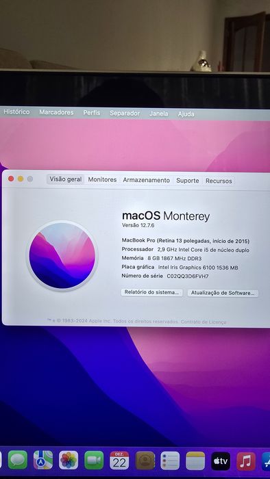 Macbook Pro 13"  2015