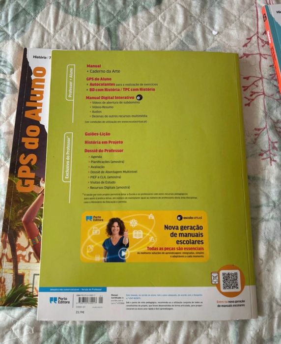 Manual e caderno de atividades professor “Vamos à História 7”