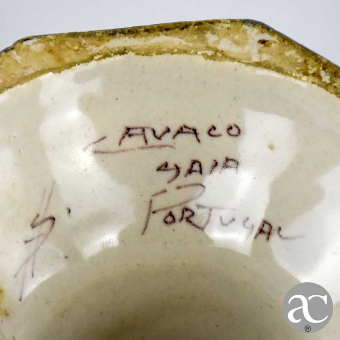 Fruteiro / Taça em Faiança Cavaco – Gaia