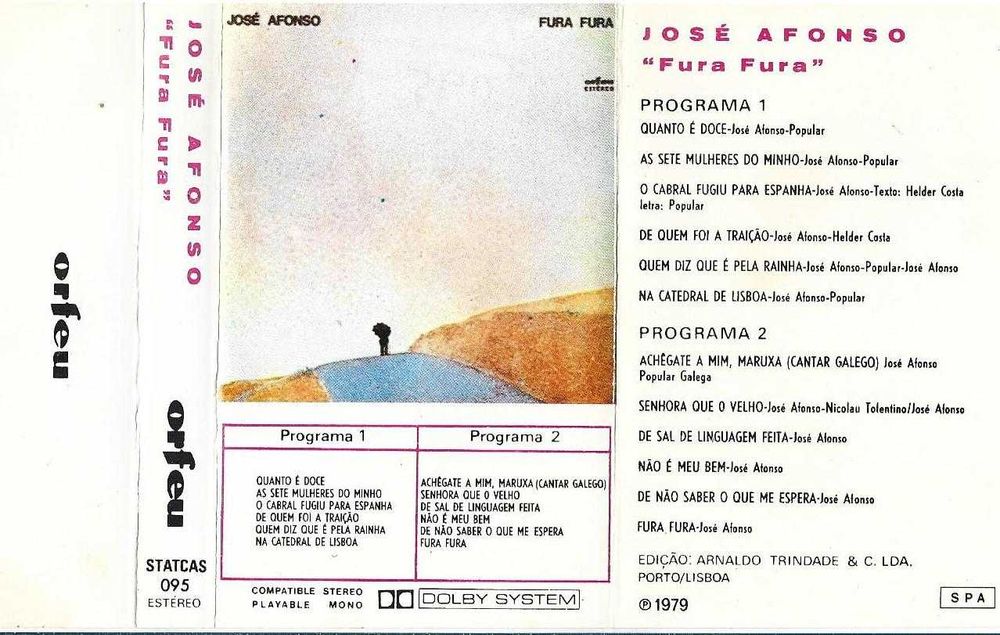 José Afonso	- - - - -		Fura Fura	- - - - -	K7