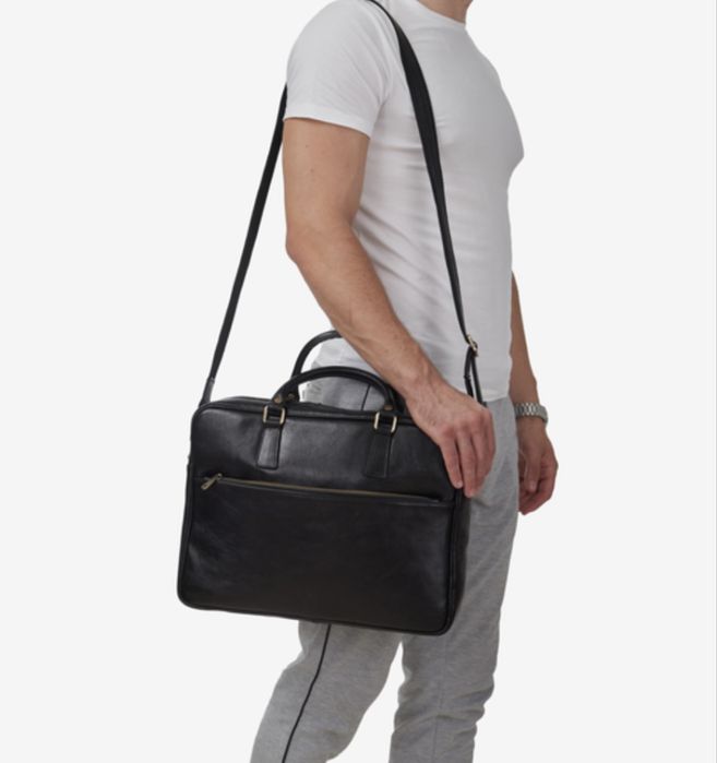 Сумка под ноутбук Портфель кожаный Чоловіча сумка під ноутбук шкіряна