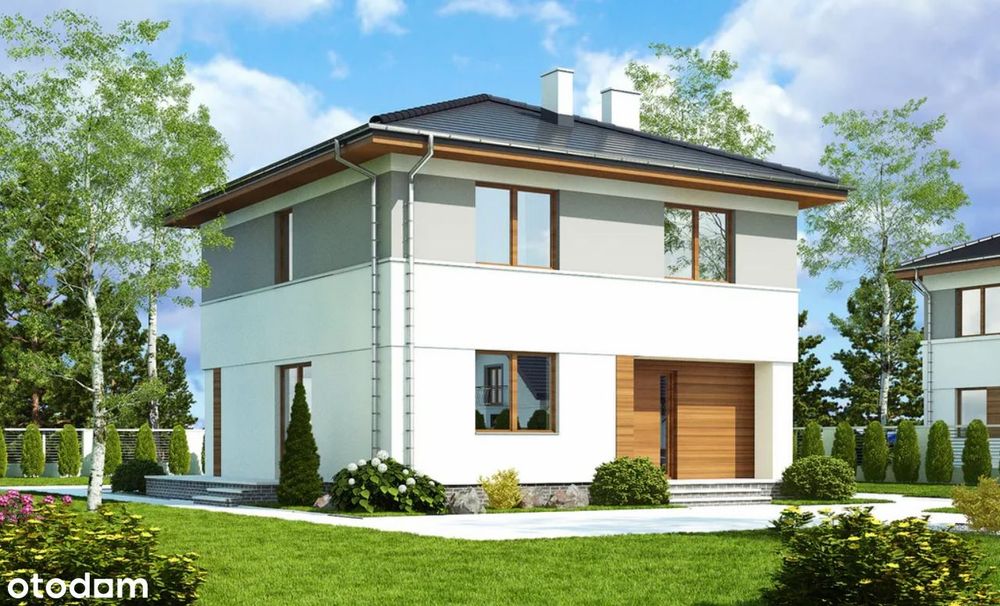 Do Wyboru Nowoczesne Piętrówki W Stanie Deweloperskim  Z Działkami