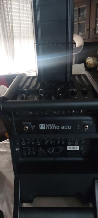 Colunas subwoofer marca HK lucas nano 300