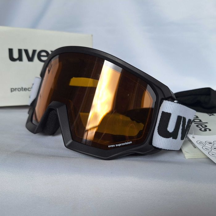 Gogle narciarskie Uvex Athletic LGL Black Matt S2