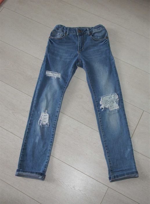 ZARA   spodnie jeansowe