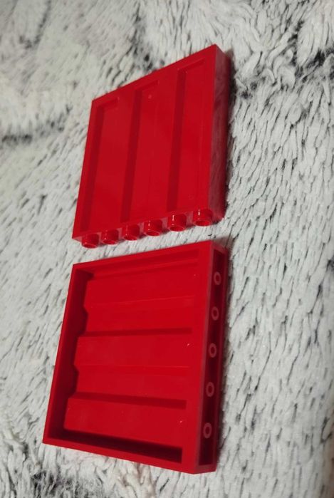 Lego 23405 Panel 1x6x5 Falisty Czerwony 1 szt. Nowy Promocja