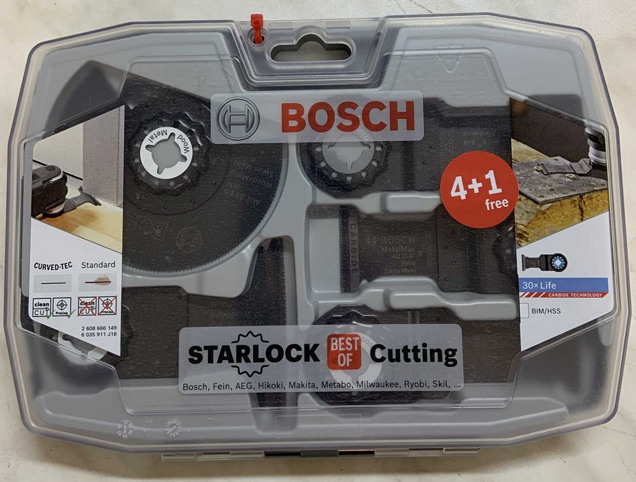 Набір насадок для реноватора Bosch STARLOCK (4+1 шт.)