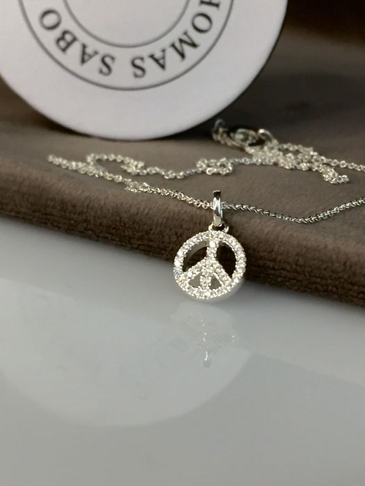 Срібна цепочка Thomas Sabo Charm, Peace