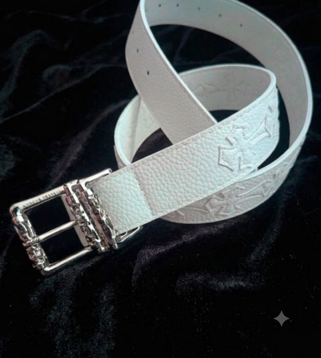 Pasek w typie chrome hearts unisex alternative pasek z krzyżami