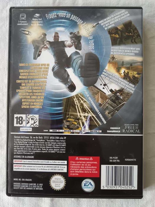 Time Splitters: Future Perfect [Nintendo GameCube, 2005] Complete64284544873602121