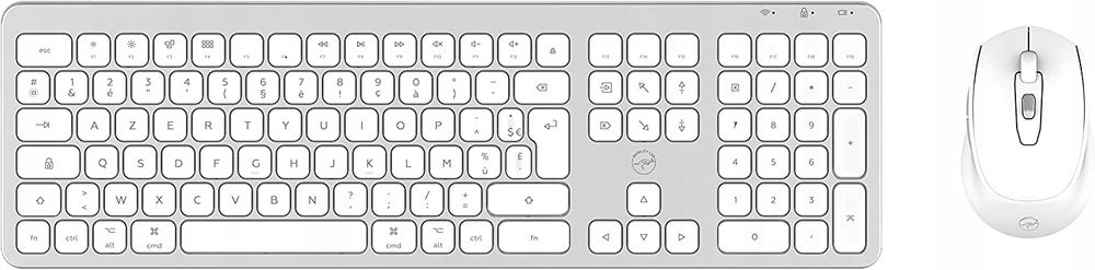 zestaw klawiatura+mysz mobility lab azerty biała opis