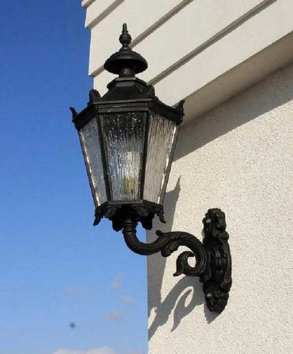 kinkiet lampion oświetlenie żeliwny wiszący