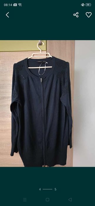 Nowy sweter damski na zamek L xl
