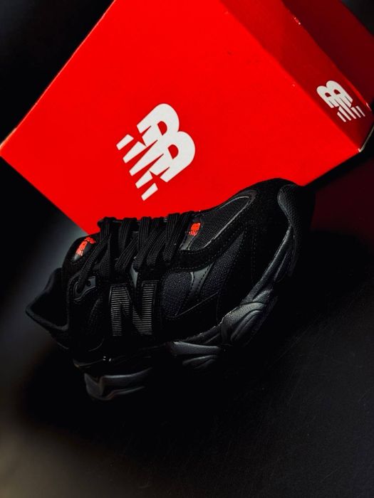 Кроссовки New Balance мужские Черные красовки new balance 9060 Кожаные кросовки нью беланс  универсальные кроссовки все размеры  newbalance ньюбеланс