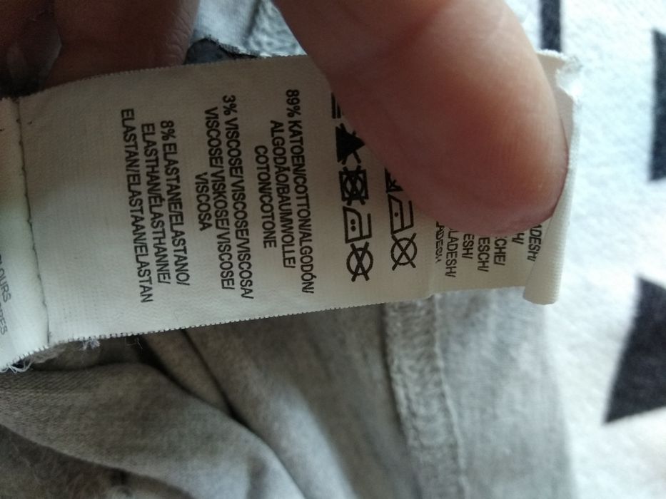 Szare legginsy 122 Primark