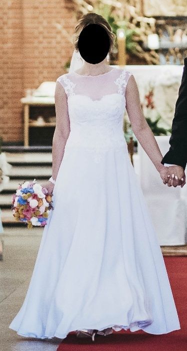 Przepiękna suknia ślubna 36-40