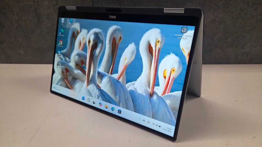 OBRACANY DELL XPS 13 9365 i7 8500Y ram 8GB dysk 512SSD Dotyk 3200x1800 gwarancja Windows 11 Laptop do pracy biura biznesowy Touch QHD+ X360 na Komunię
