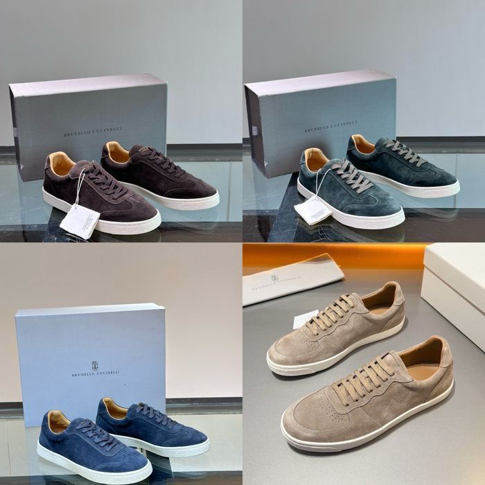 LORO PIANA кроссовки мужские синие кеды замшевые брендовые