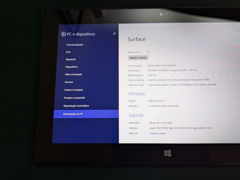 Tablet Microsoft Surface RT 32 GB