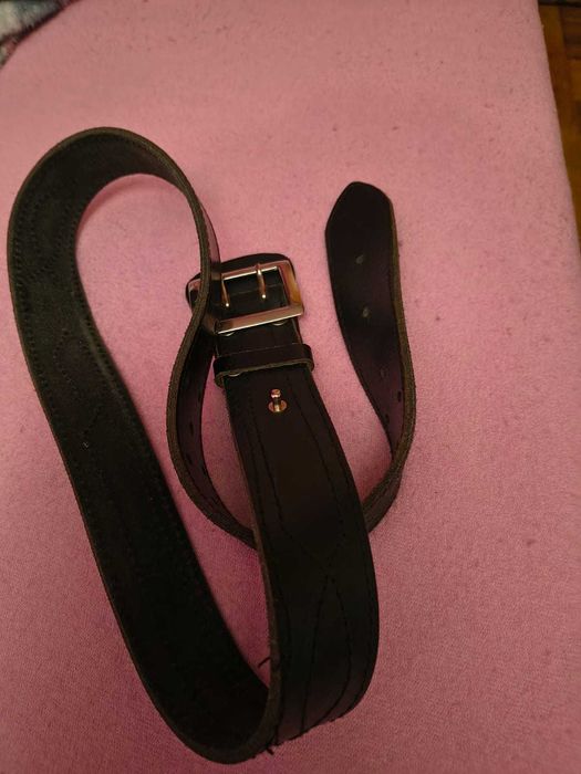 Pas skórzany wojskowy