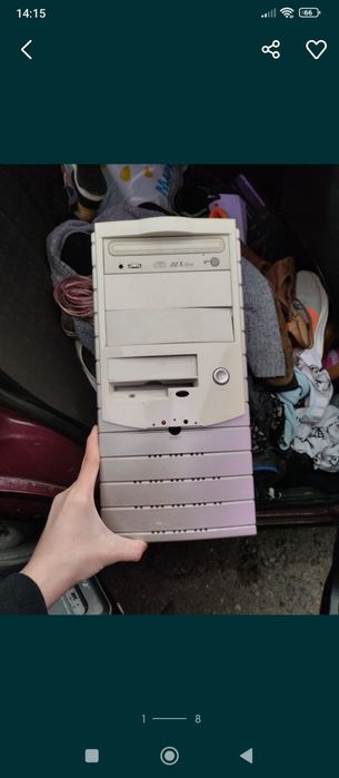 Монитор Samsung старый + компьютер рабочий и мышка