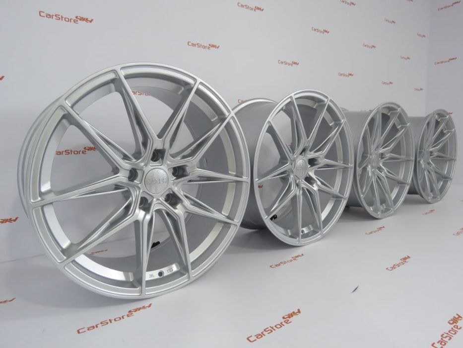 Jantes Haxer HX036 19 x 8.5 et40   + 9.5 et 40 5x112 Hyper Silver