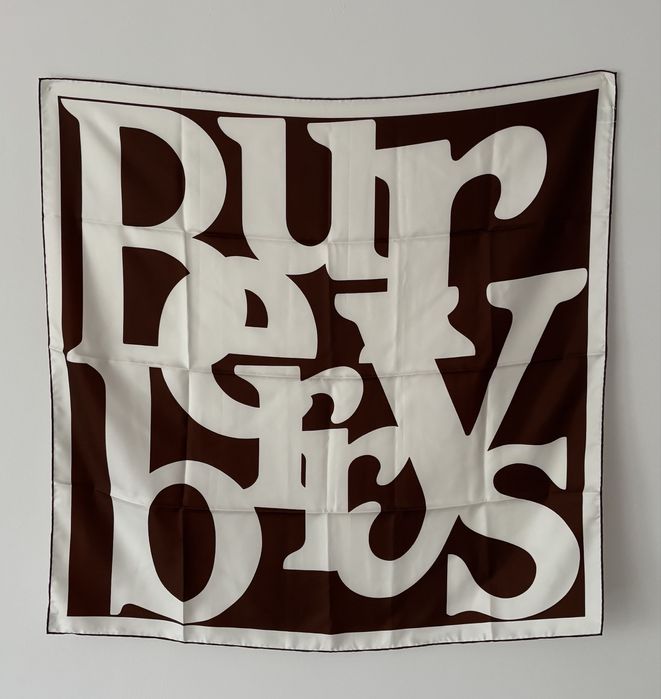 BURBERRY London England – nowa jedwabna apaszka 90x90