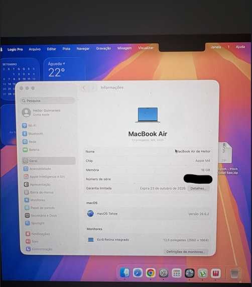 Macbook Pro M4 (2025), 16GB, 256gb