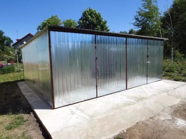 Garaż Blaszany Blaszak na budowę Garaże 3x5 3x6 4x5 4x6