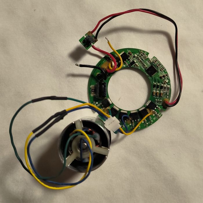 Вентилятор для фена 11V-24V 24W