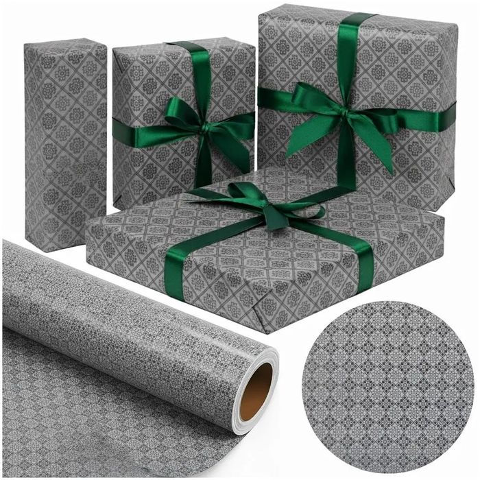 Papier ozdobny Srebrna Mozaika X-Strong 57cmx25m. PaperHit