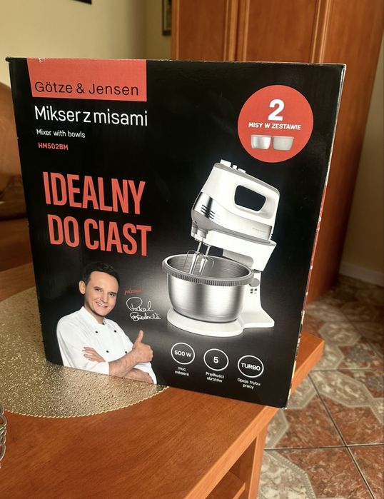 Nowy robot kuchenny mikser z misami