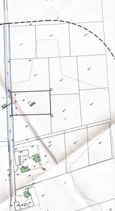 Dzialka budowlana  pod Wawa.