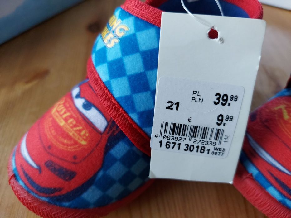 Buty/kapcie Deichmann AUTA, R 21, nowe
