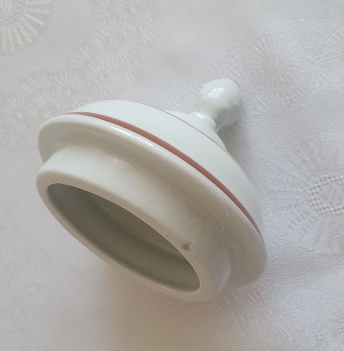 Porcelanowa pokrywką do dzbanka