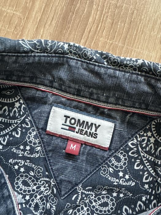 Рубашка Tommy Hilfiger Jeans (лляна, сорочка, bandana style)
