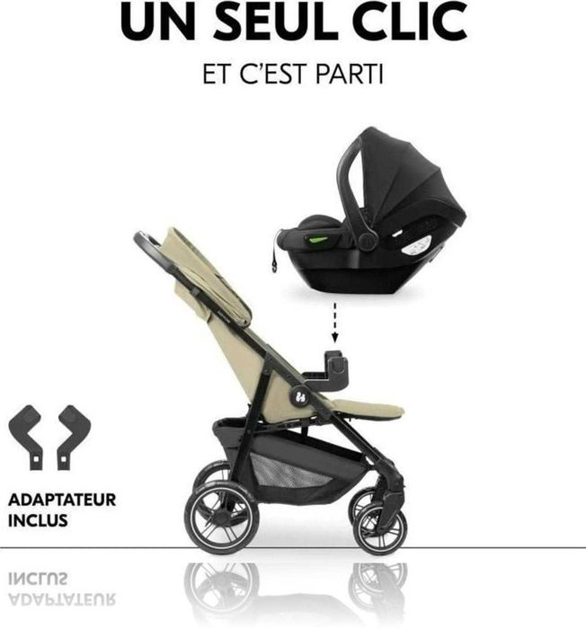 Wózek Hauck Shop n Care Travel 3w1 isofix Olive