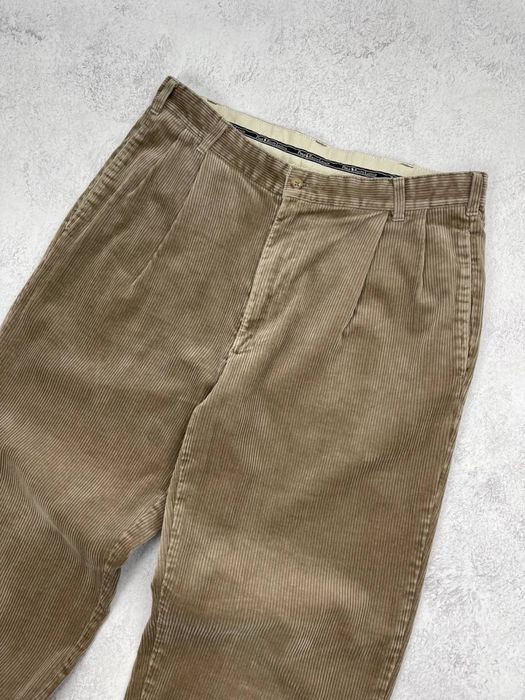 Кавові вінтажні вельветові брюки polo ralph lauren, штани, штаны