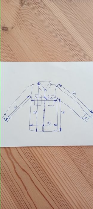 Koszula typ wojskowy dla dziecka r.152