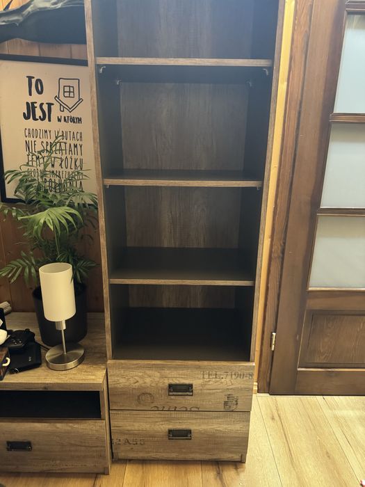 Zestaw mebli Black Red White MALCOLM