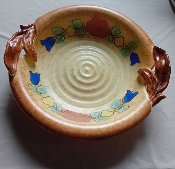 Ceramiczna misa - patera, Carstens - Uffrecht, I połowa XX w.