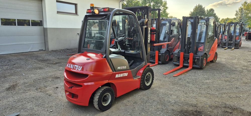 Wózek Widłowy Manitou MI25D - Rok 2018r. - Tylko 1230 mth ! - Diesel - Triplex 5 m - Wolna 4 sekcja - Maszyna jak Nowa