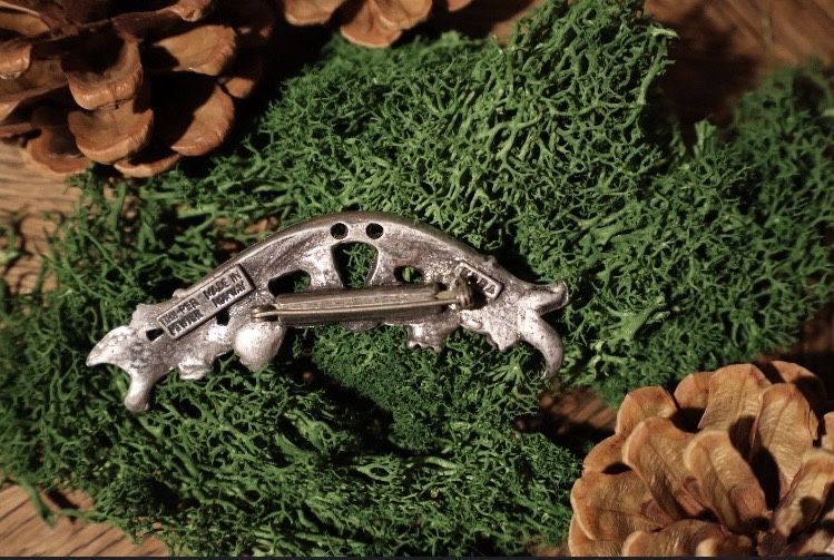 Oryginalna norweska przypinka EDDA / broszka / ozdoba w stylu wikingów